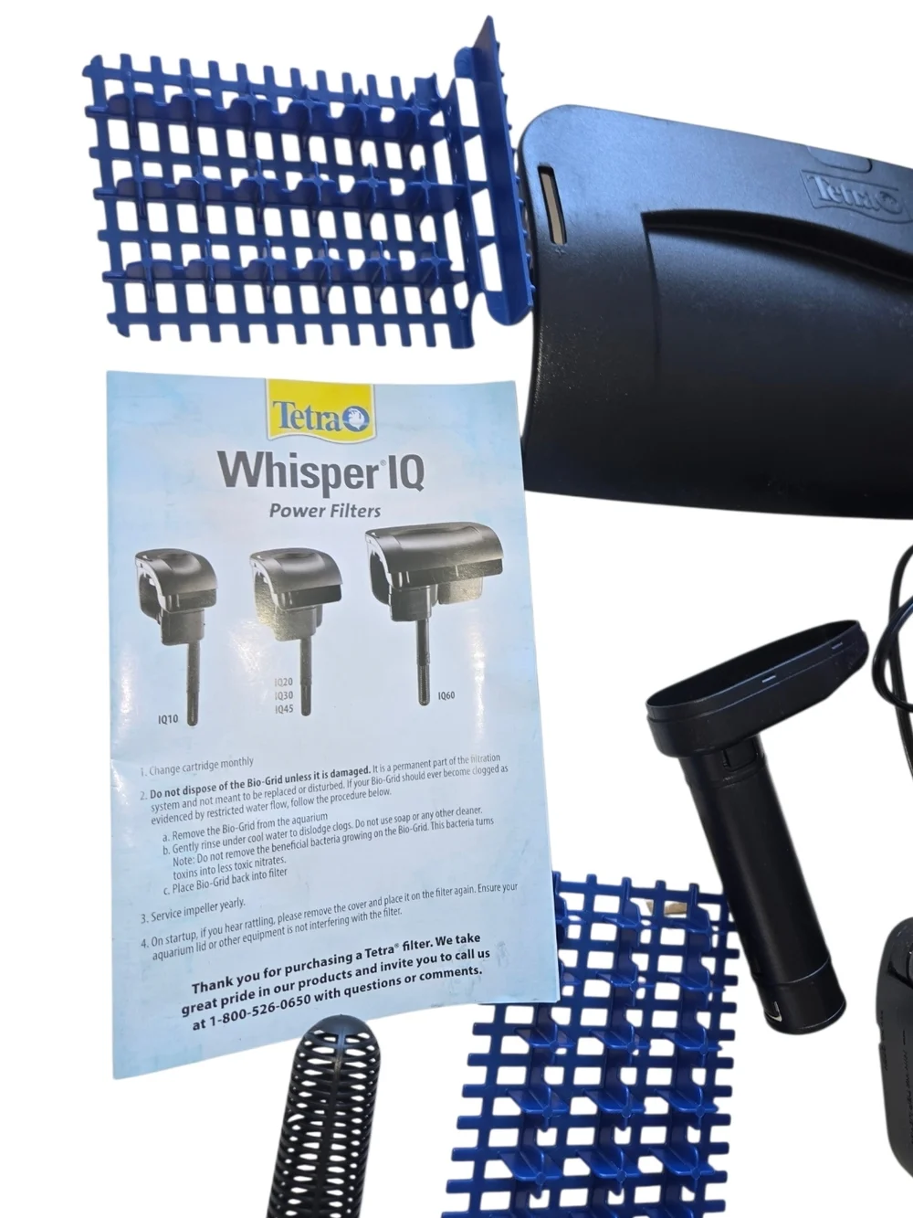 Tetra Whisper IQ Aquarium Filter - 60 Gallons With Stay Clean Technology